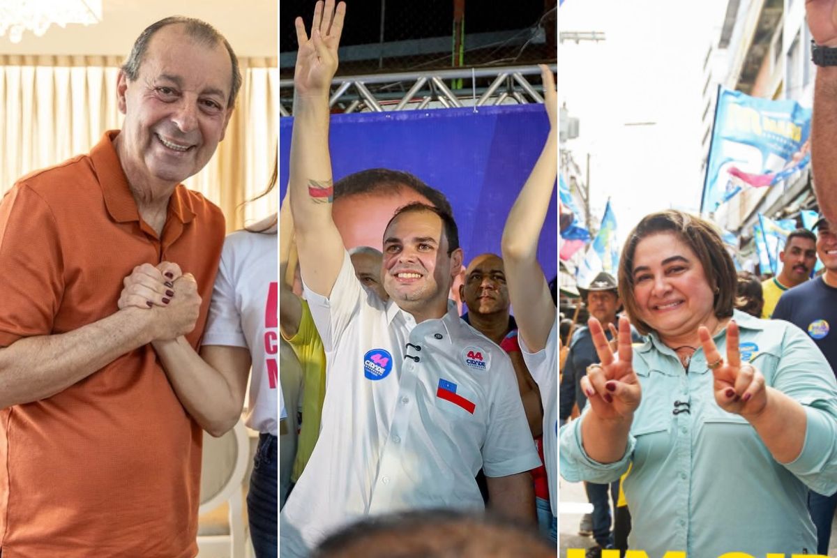 Pesquisa para o Governo do Amazonas mostra Omar Aziz à frente de Roberto Cidade e Maria do Carmo.