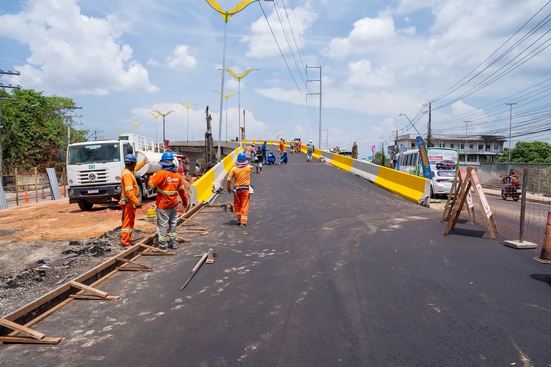 Complexo viário Passarão terá primeira etapa liberada ao tráfego no dia 17 de setembro em Manaus.