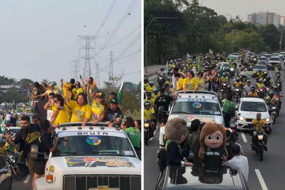 Carreata em apoio a Flávio e Maria