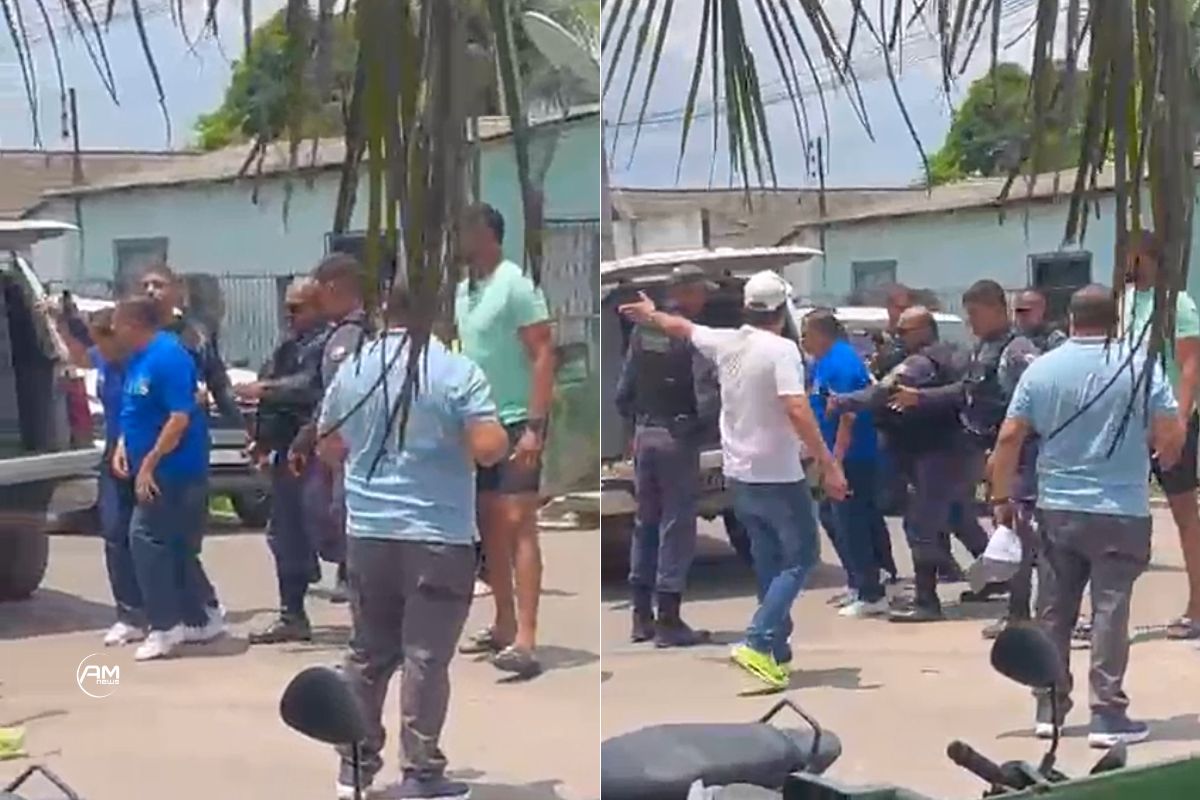 Anderson Sousa preso após ocorrência eleitoral em Rio Preto da Eva